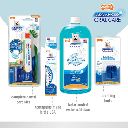 Advanced Oral Care Water Additive Ultra Clean Tartar Control for Dogs, 32 Oz